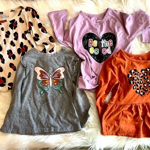 Girls 2T Long Sleeve Shirt Lot